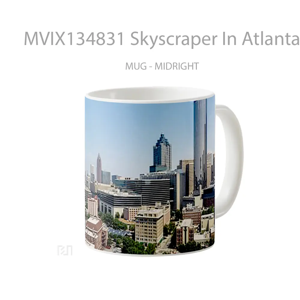 Mug Skyscraper In Atlanta Georgia Gelas Keramik Unik - All-side / Desain