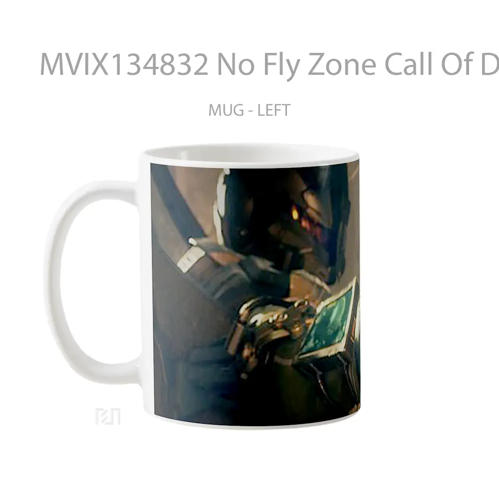 Mug No Fly Zone Call Of Duty Black Ops 3 Cangkir Gamer - All-side / Desain