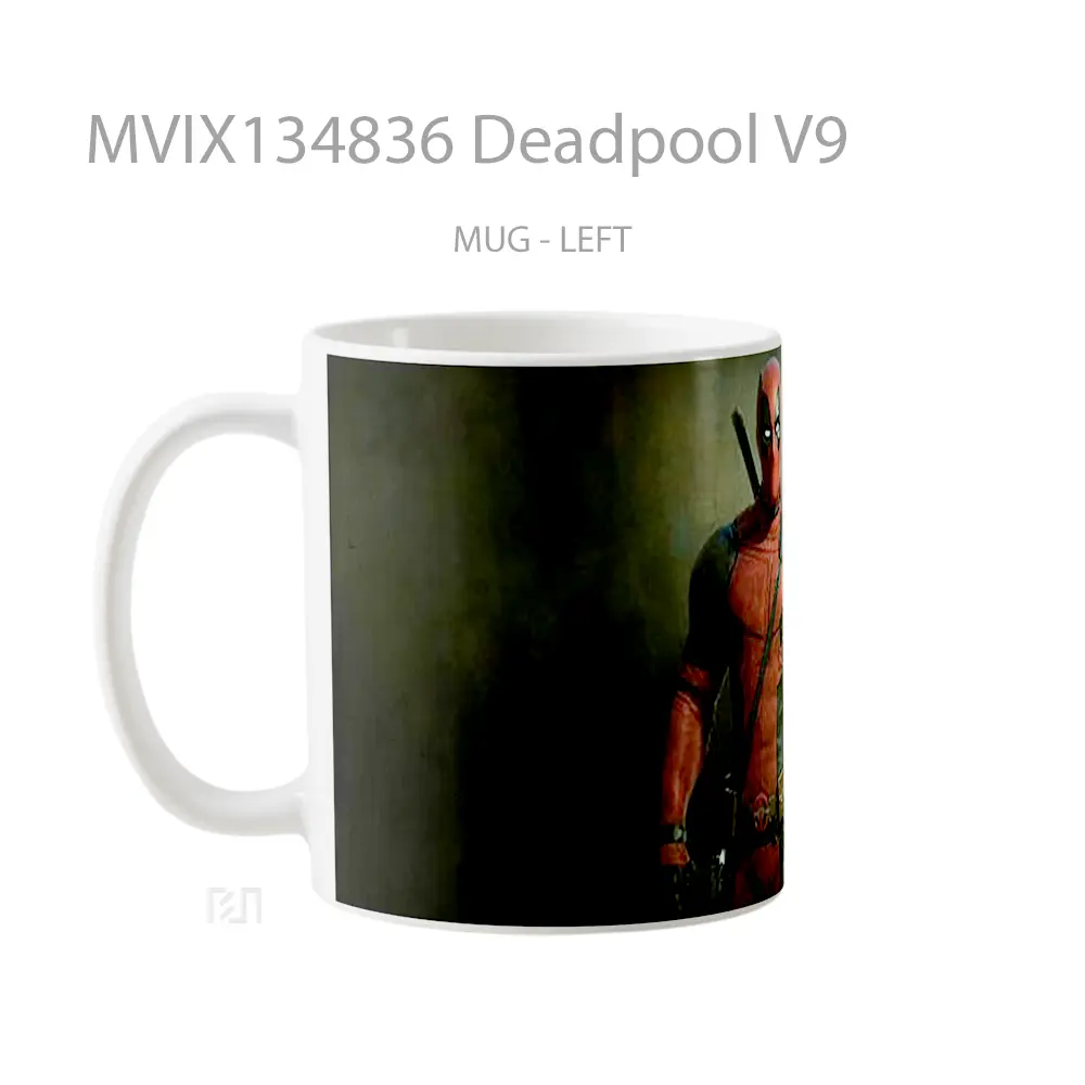 Mug Deadpool V9 Gelas Superhero - All-side / Desain