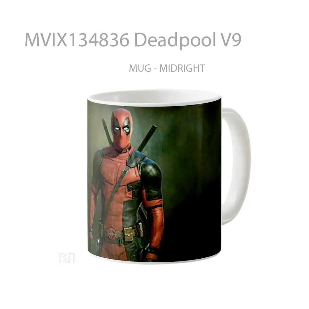 Mug Deadpool V9 Gelas Superhero - All-side / Desain