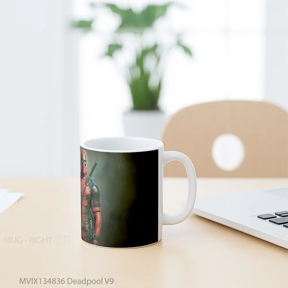 Mug Deadpool V9 Gelas Superhero - All-side / Desain