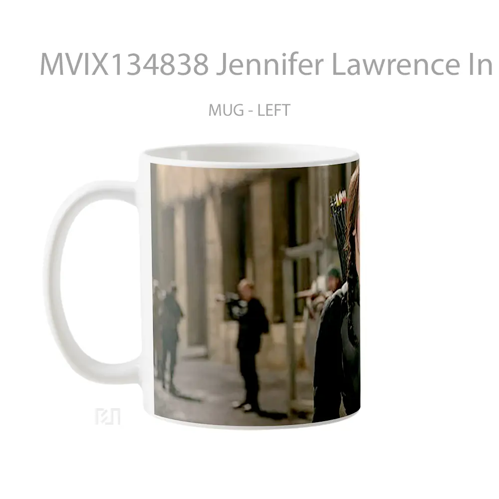 Mug Jennifer Lawrence In Part Two Of Mockingjay Gelas Keramik Unik - All-side / Desain