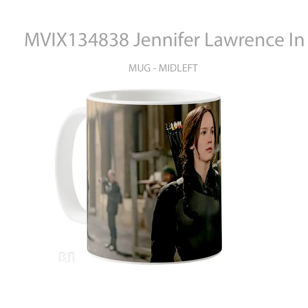 Mug Jennifer Lawrence In Part Two Of Mockingjay Gelas Keramik Unik - All-side / Desain