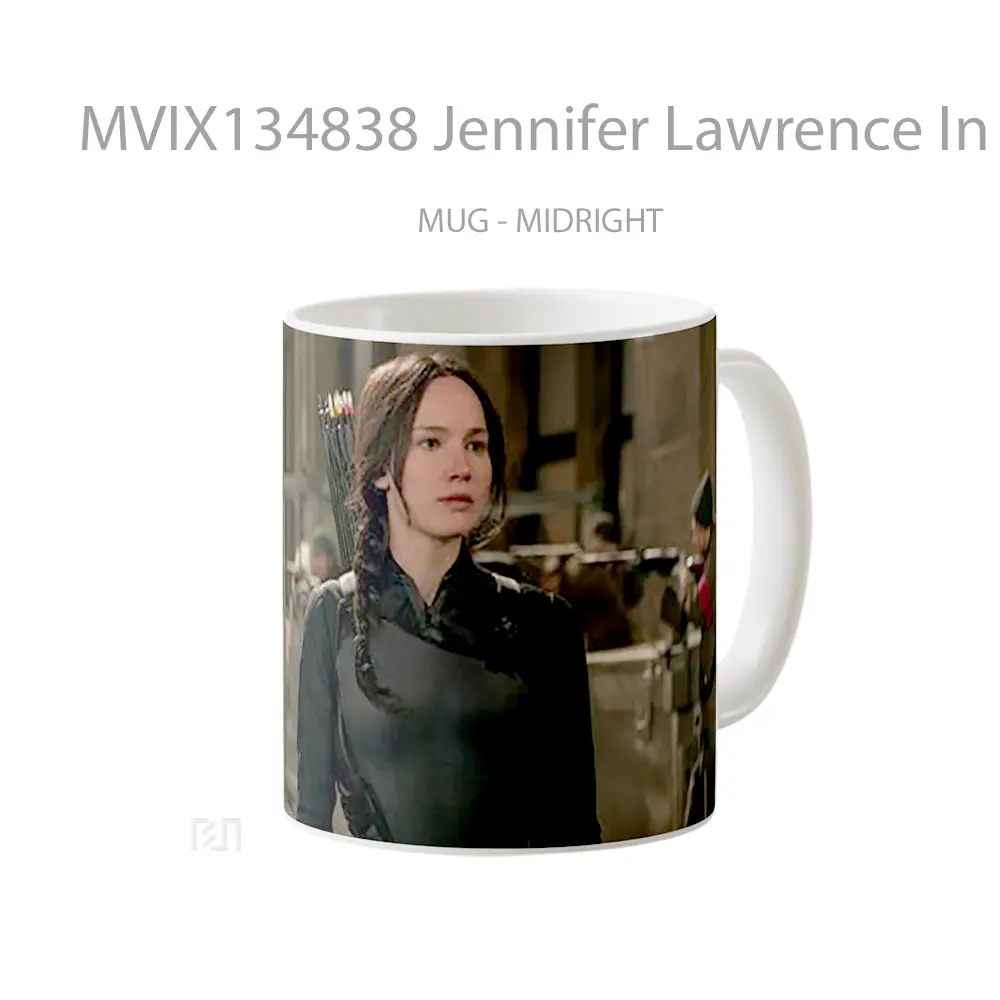 Mug Jennifer Lawrence In Part Two Of Mockingjay Gelas Keramik Unik - All-side / Desain