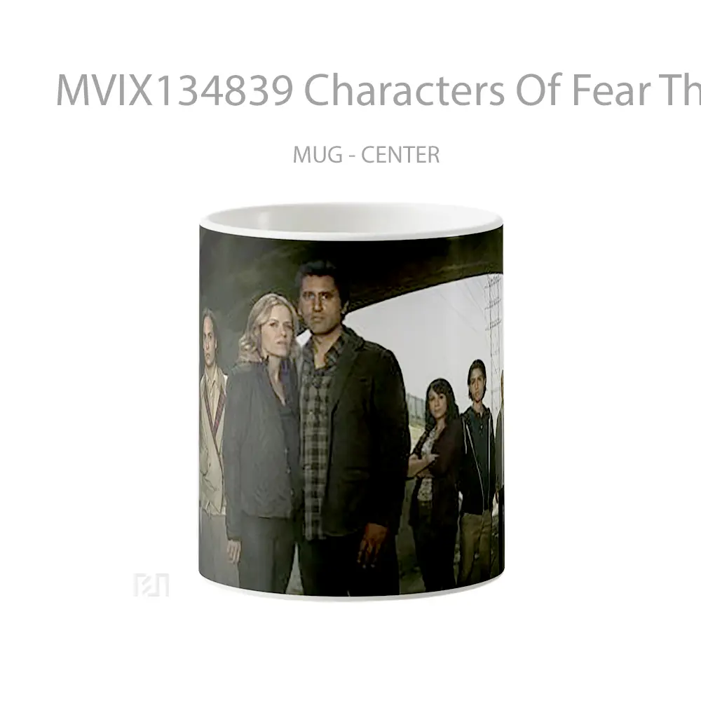 Mug Characters Of Fear The Walking Dead Gelas Keramik Unik