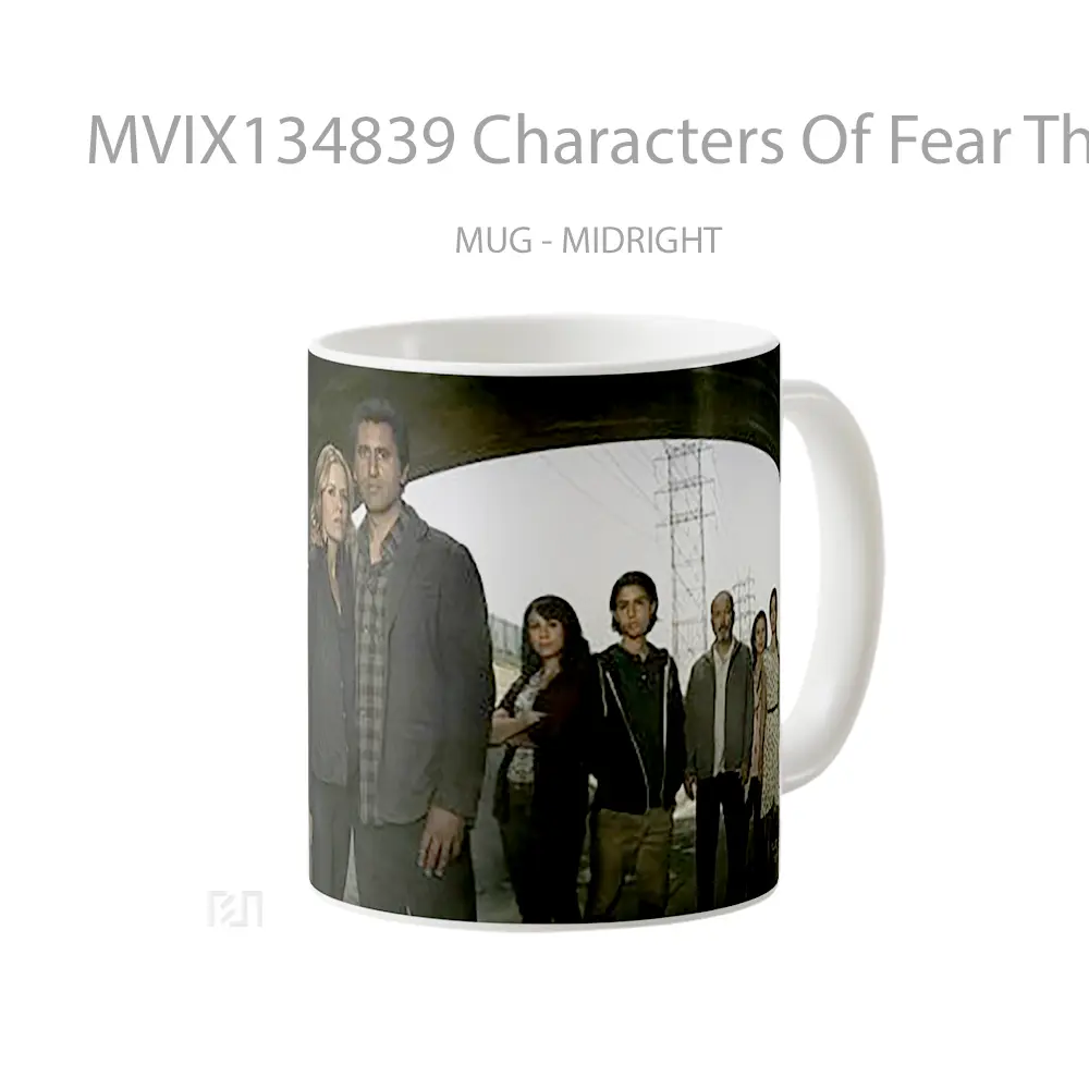 Mug Characters Of Fear The Walking Dead Gelas Keramik Unik - All-side / Desain