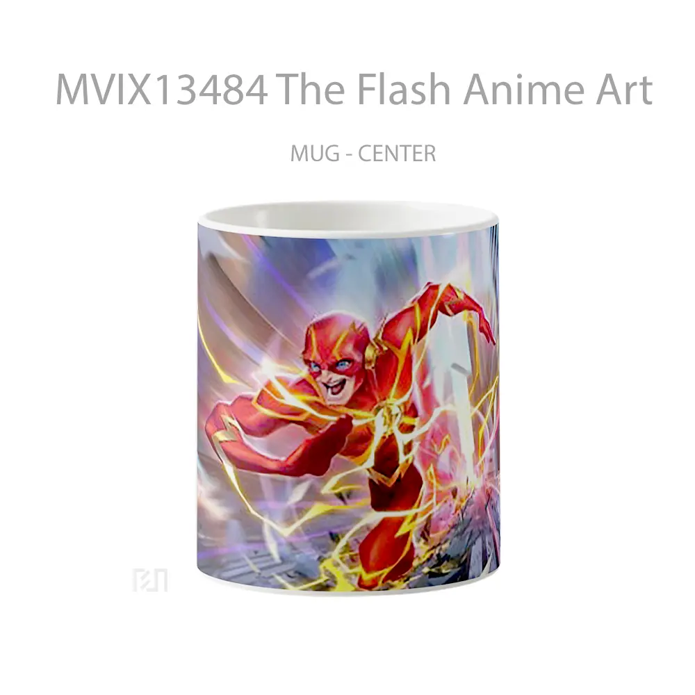 Mug The Flash Anime Art Cangkir Anime