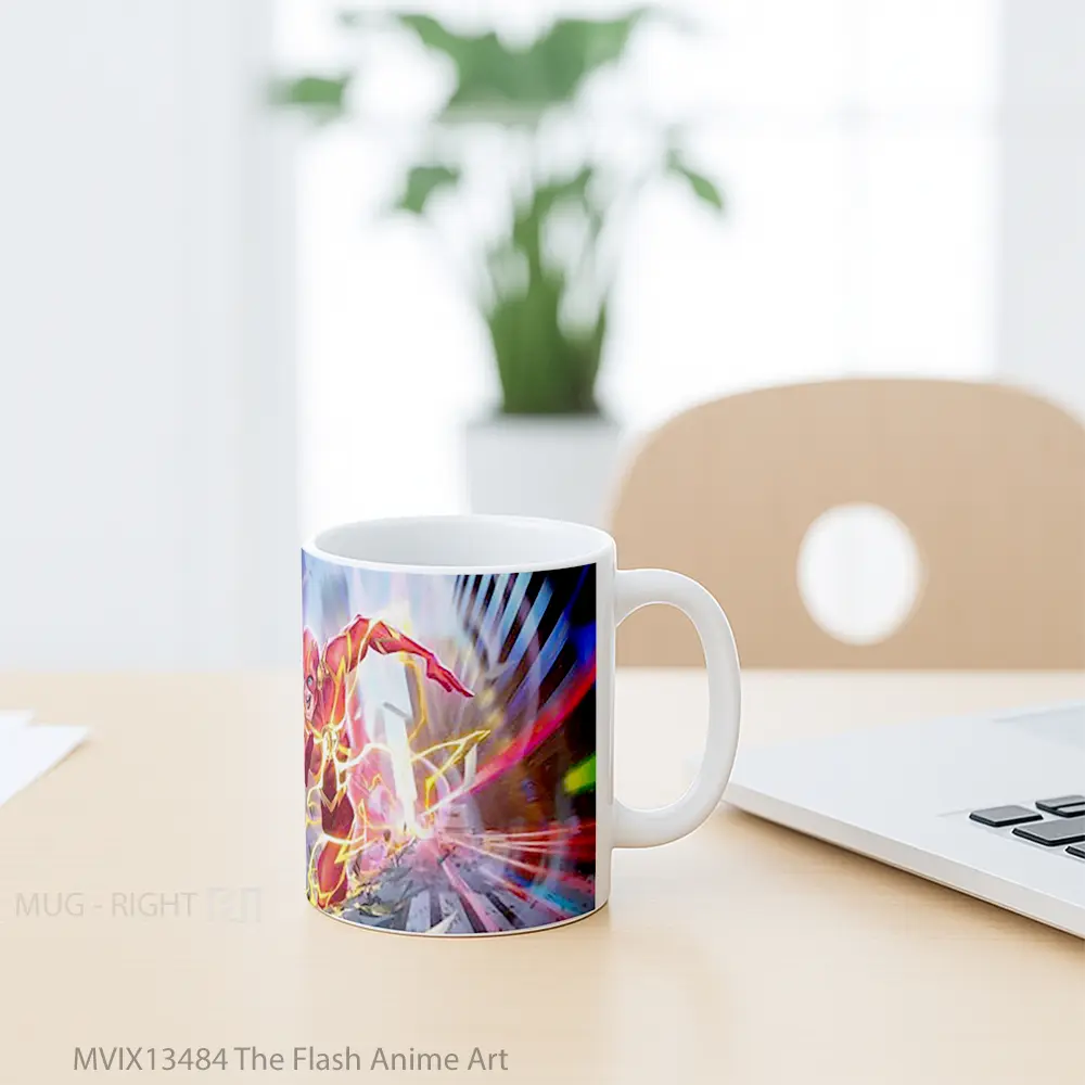 Mug The Flash Anime Art Cangkir Anime - All-side / Desain