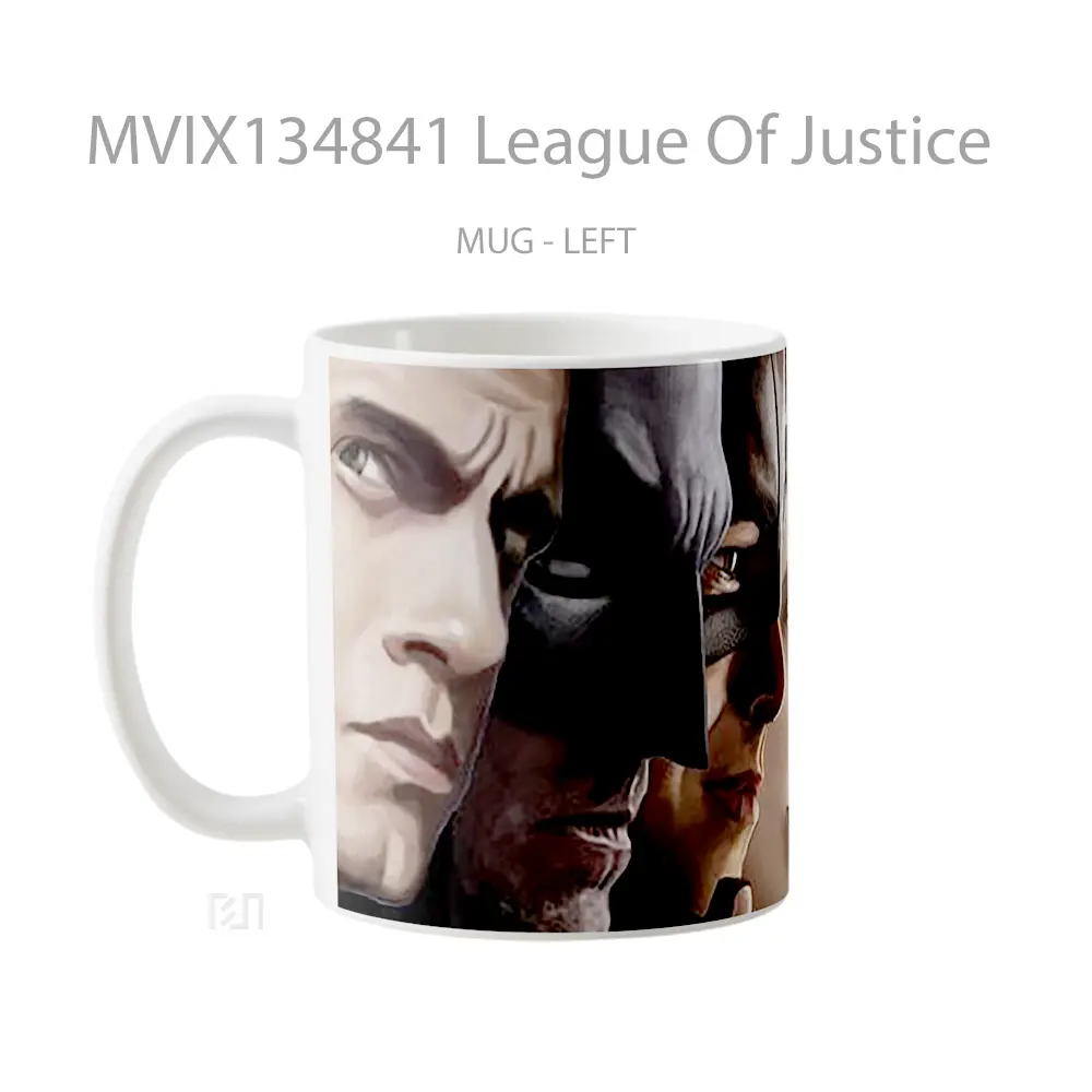 Mug League Of Justice Gelas Keramik Unik - All-side / Desain
