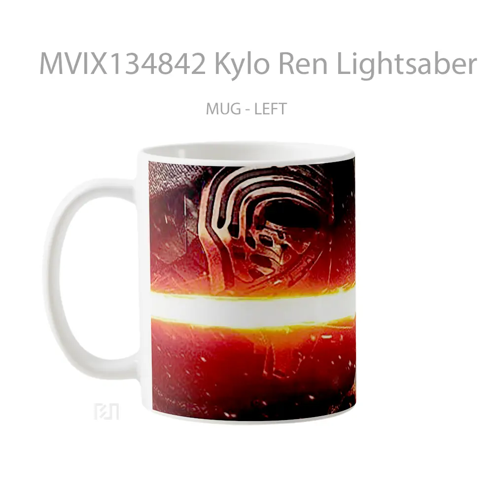 Mug Kylo Ren Lightsaber Gelas Keramik Unik - All-side / Desain