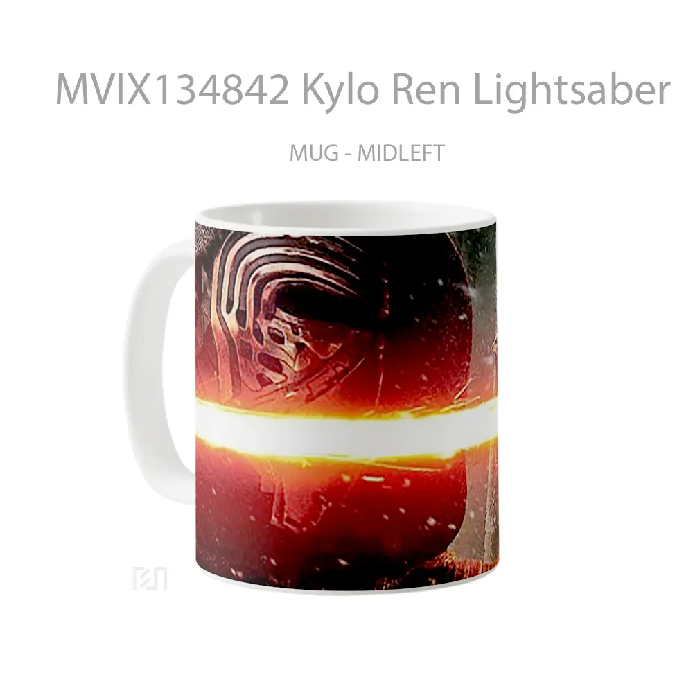 Mug Kylo Ren Lightsaber Gelas Keramik Unik - All-side / Desain