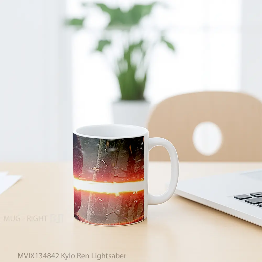 Mug Kylo Ren Lightsaber Gelas Keramik Unik - All-side / Desain