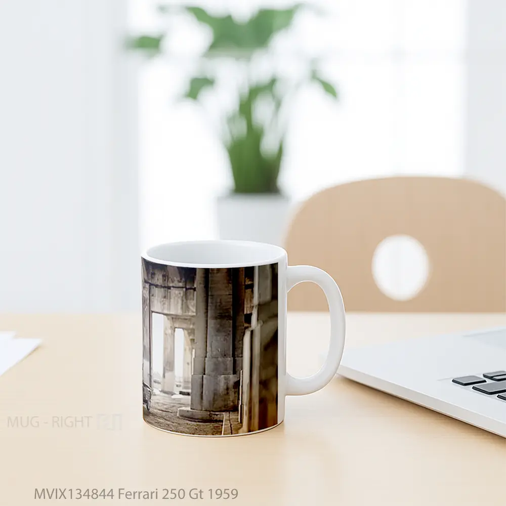 Mug Ferrari 250 Gt 1959 Cangkir Mobil - All-side / Desain