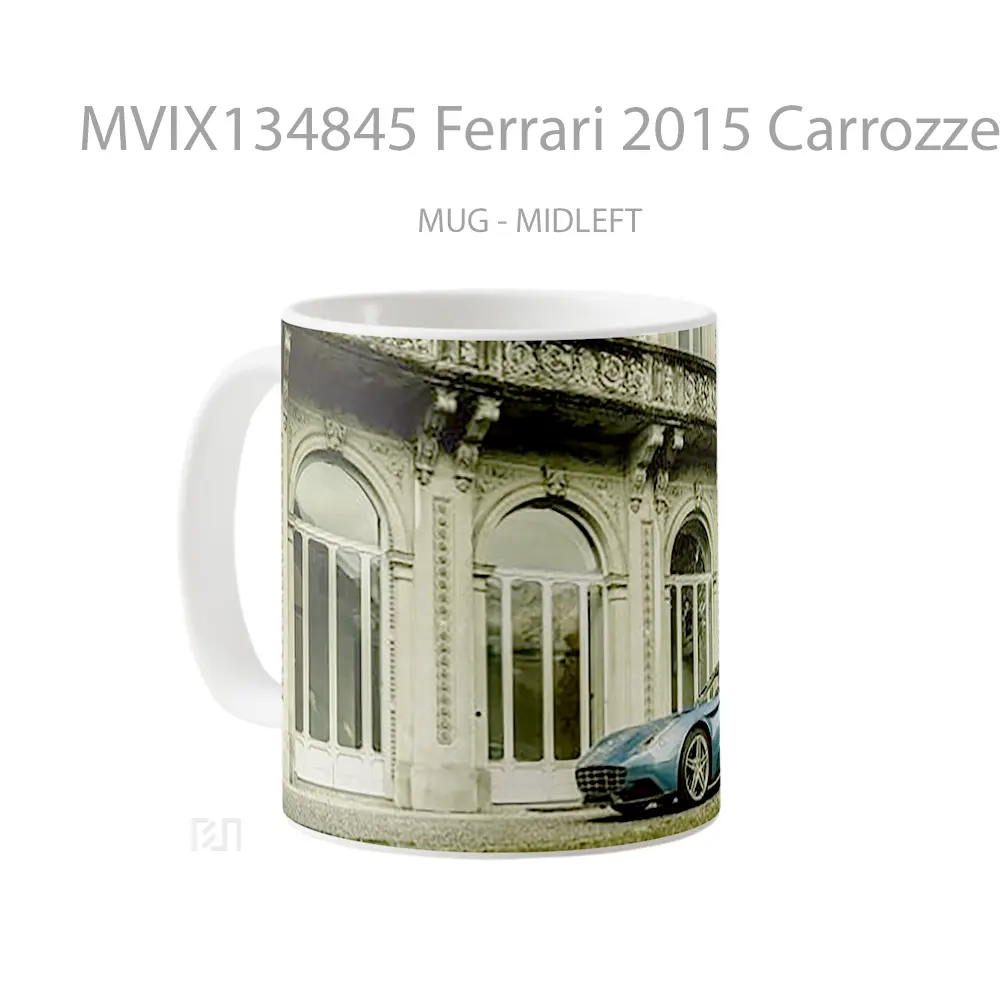 Mug Ferrari 2015 Carrozzeria Touring Berlinertta Cangkir Mobil - All-side / Desain