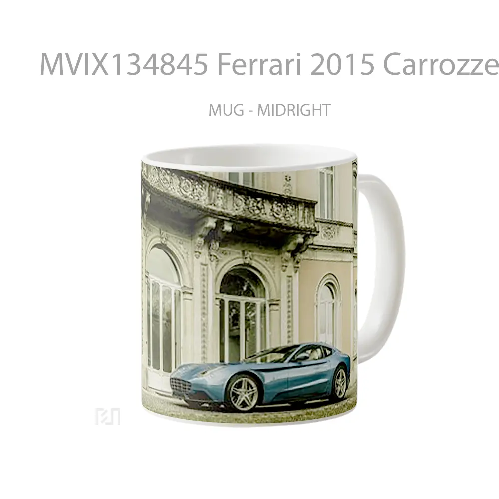 Mug Ferrari 2015 Carrozzeria Touring Berlinertta Cangkir Mobil - All-side / Desain