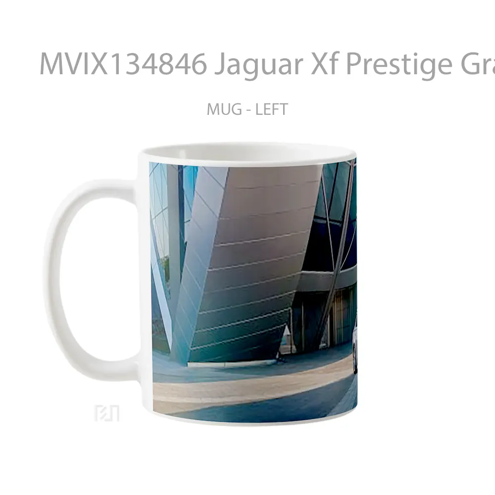 Mug Jaguar Xf Prestige Gray Gelas Keramik Unik - All-side / Desain