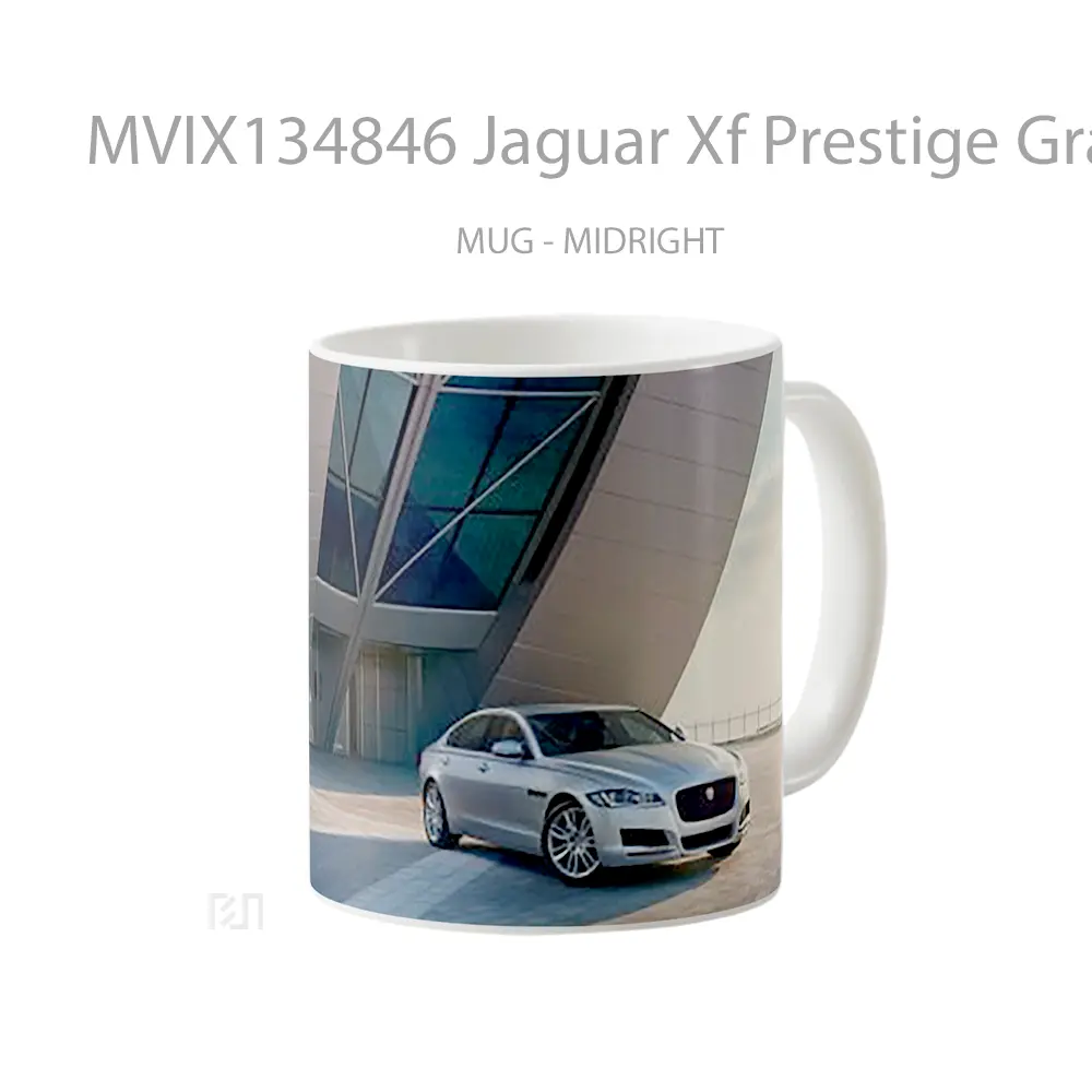 Mug Jaguar Xf Prestige Gray Gelas Keramik Unik - All-side / Desain