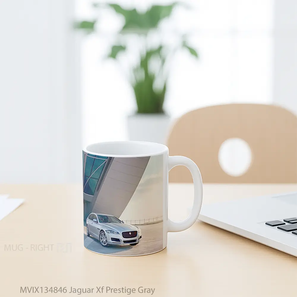 Mug Jaguar Xf Prestige Gray Gelas Keramik Unik - All-side / Desain