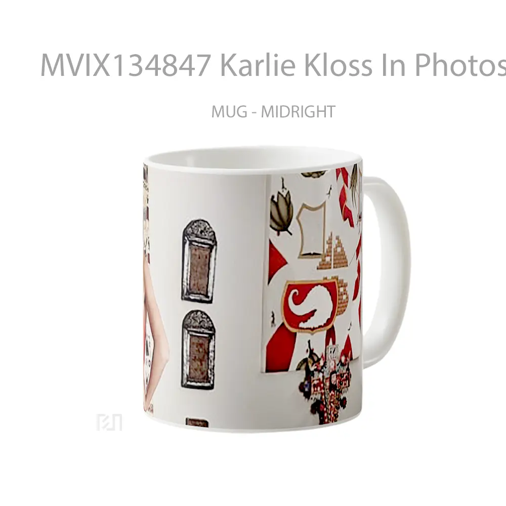 Mug Karlie Kloss In Photoshoot Gelas Keramik Unik - All-side / Desain