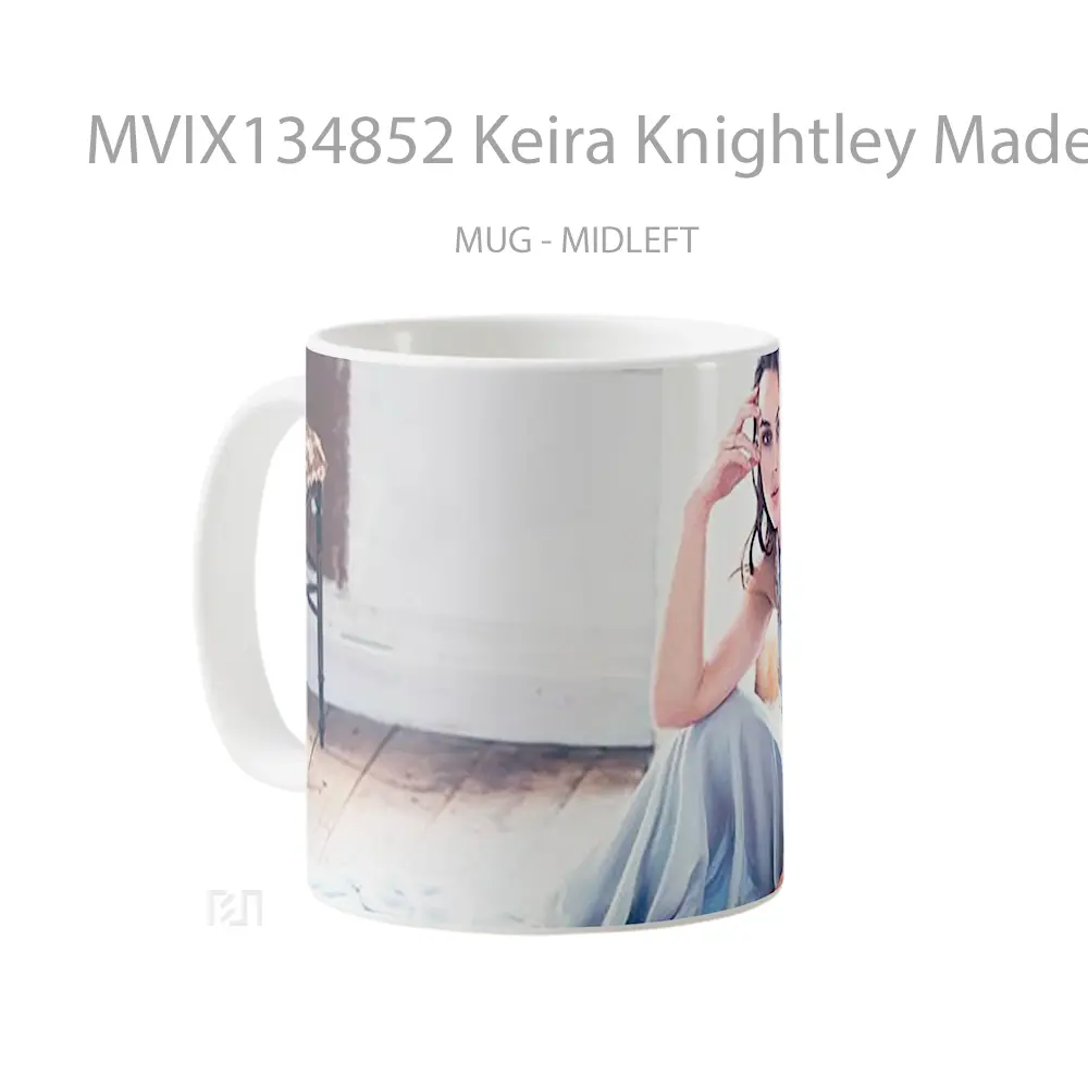 Mug Keira Knightley Made Up Gelas Keramik Unik - All-side / Desain
