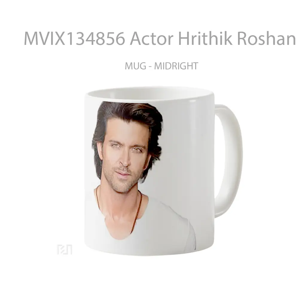 Mug Actor Hrithik Roshan Gelas Keramik Unik - All-side / Desain