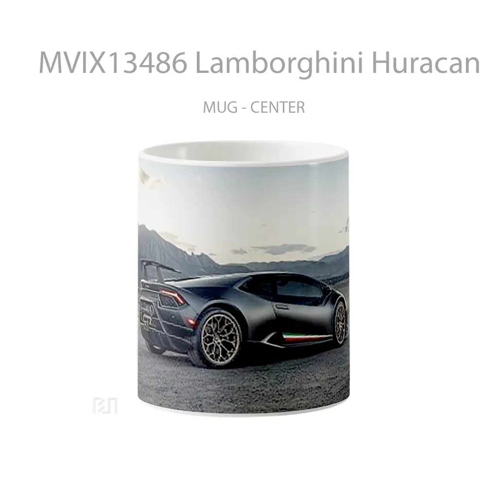 Mug Lamborghini Huracan Performante V1 Cangkir Mobil