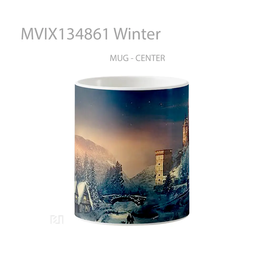 Mug Winter Gelas Keramik Unik