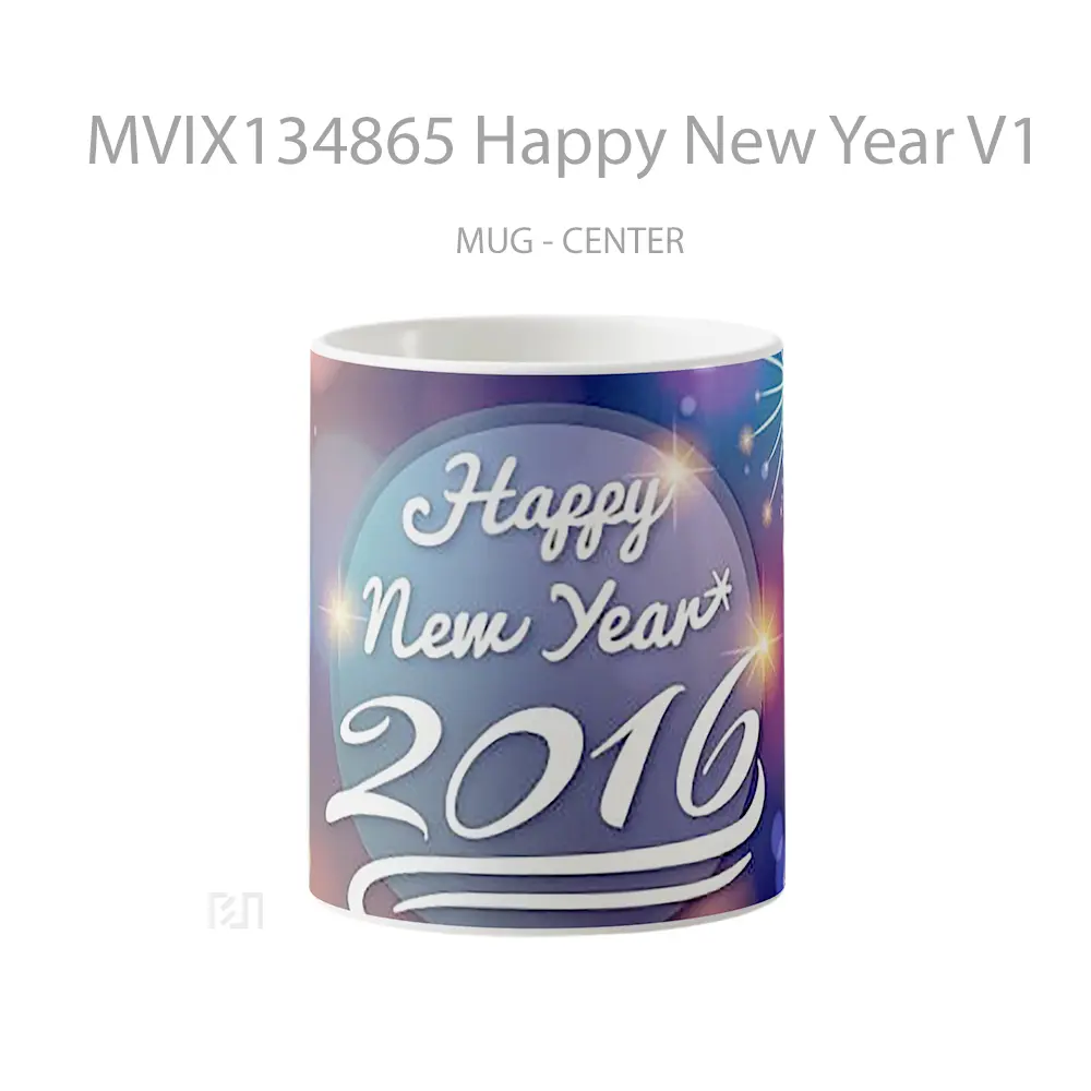 Mug Happy New Year V1 Gelas Keramik Unik