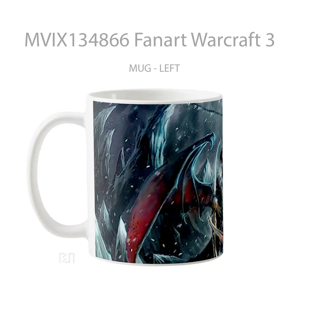 Mug Fanart Warcraft 3 Gelas Keramik Unik - All-side / Desain