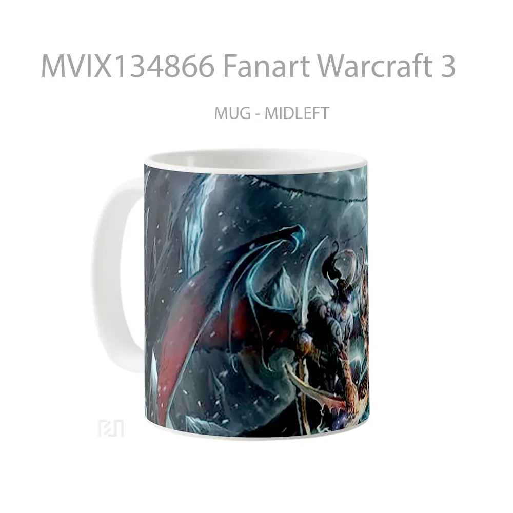 Mug Fanart Warcraft 3 Gelas Keramik Unik - All-side / Desain