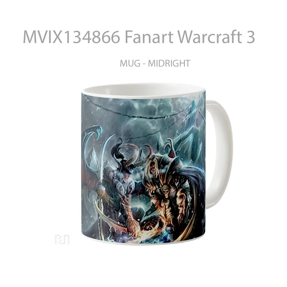 Mug Fanart Warcraft 3 Gelas Keramik Unik - All-side / Desain