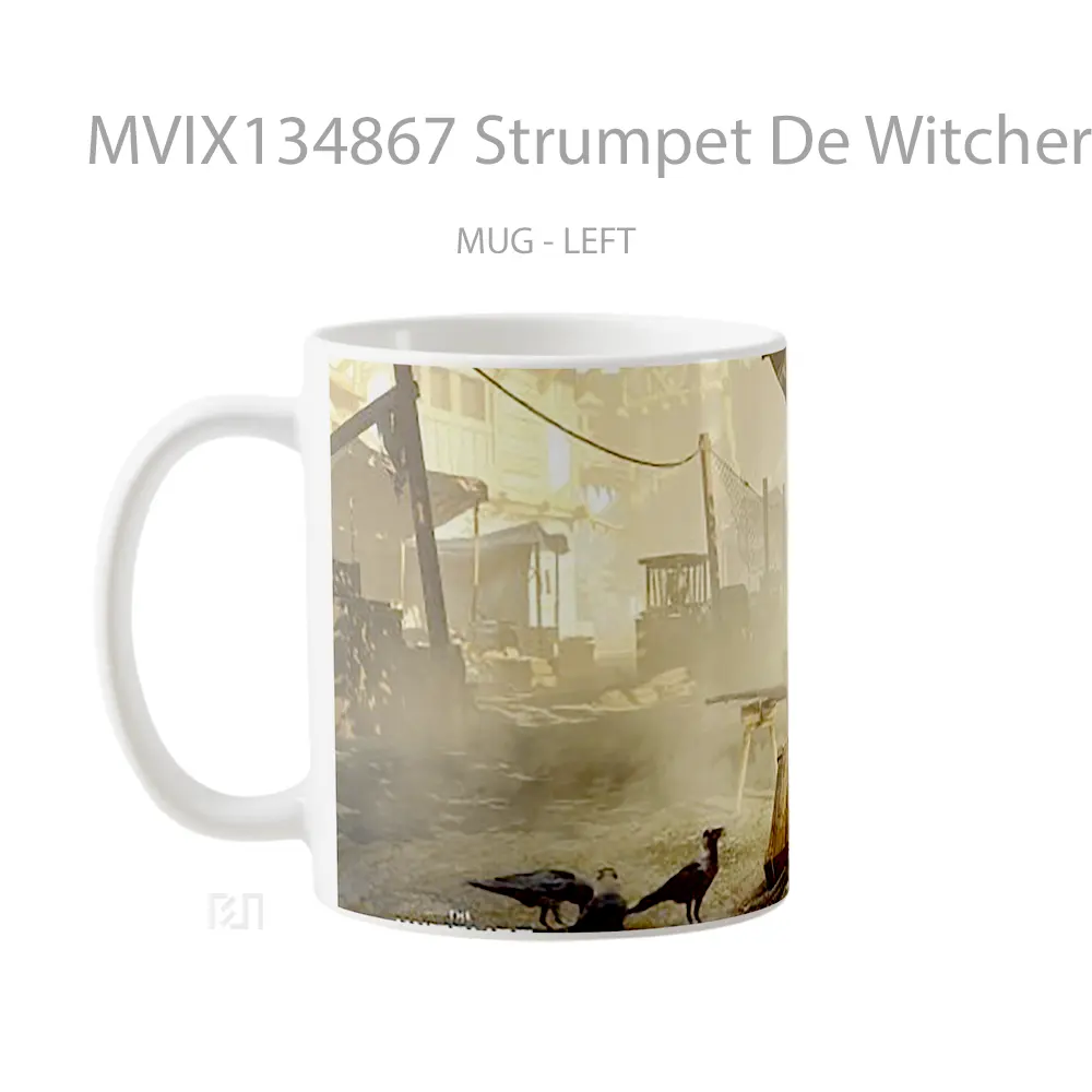 Mug Strumpet De Witcher 3 Wild Hunt Gelas Keramik Unik - All-side / Desain
