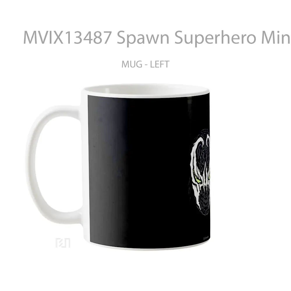 Mug Spawn Superhero Minimalist Gelas Superhero - All-side / Desain