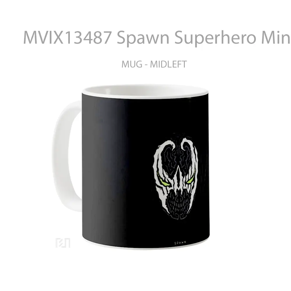 Mug Spawn Superhero Minimalist Gelas Superhero - All-side / Desain