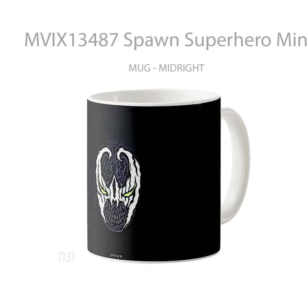Mug Spawn Superhero Minimalist Gelas Superhero - All-side / Desain