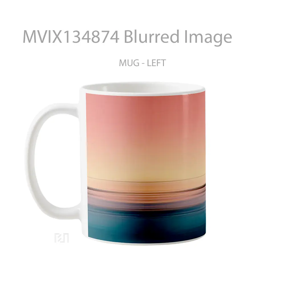 Mug Blurred Image Gelas Keramik Unik - All-side / Desain