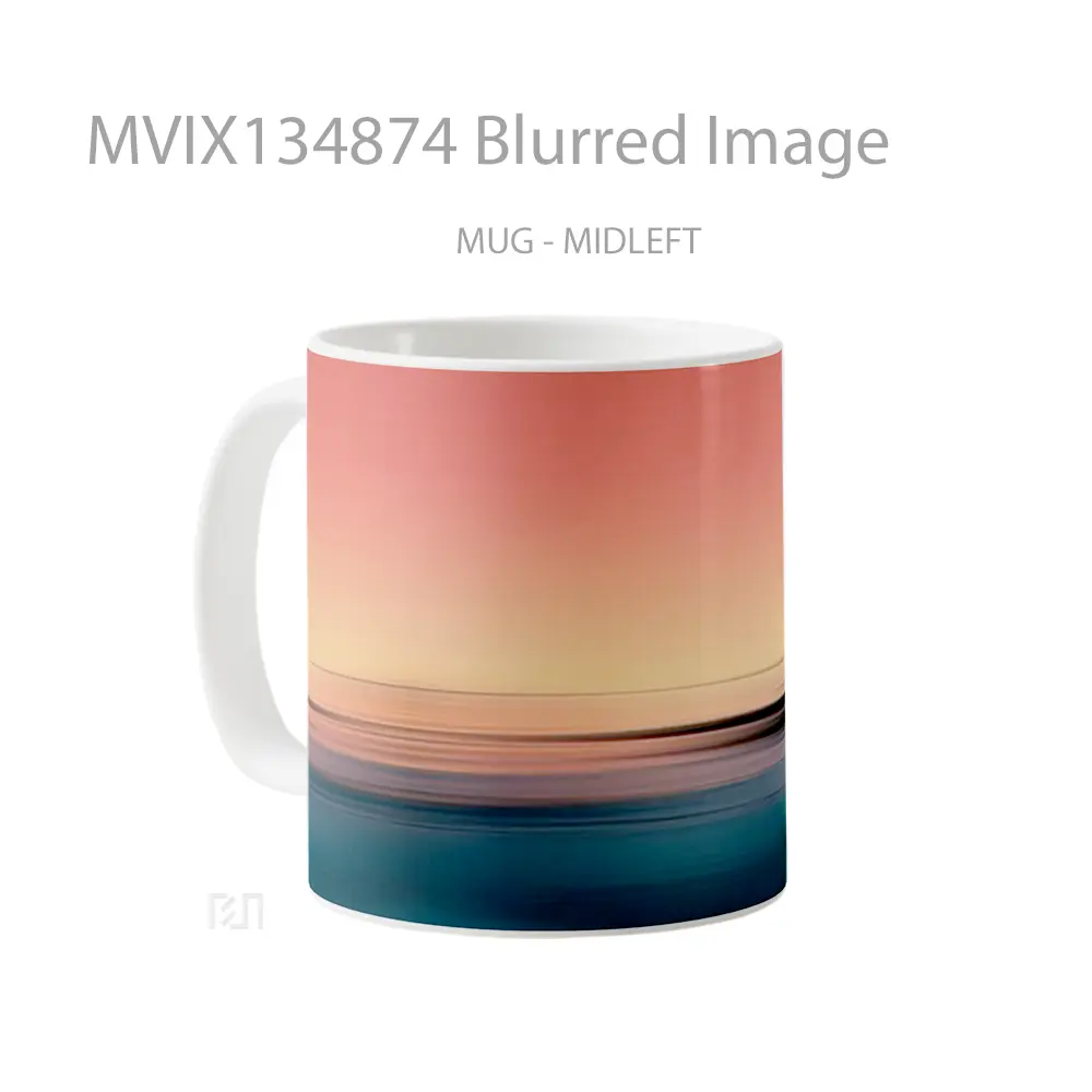 Mug Blurred Image Gelas Keramik Unik - All-side / Desain