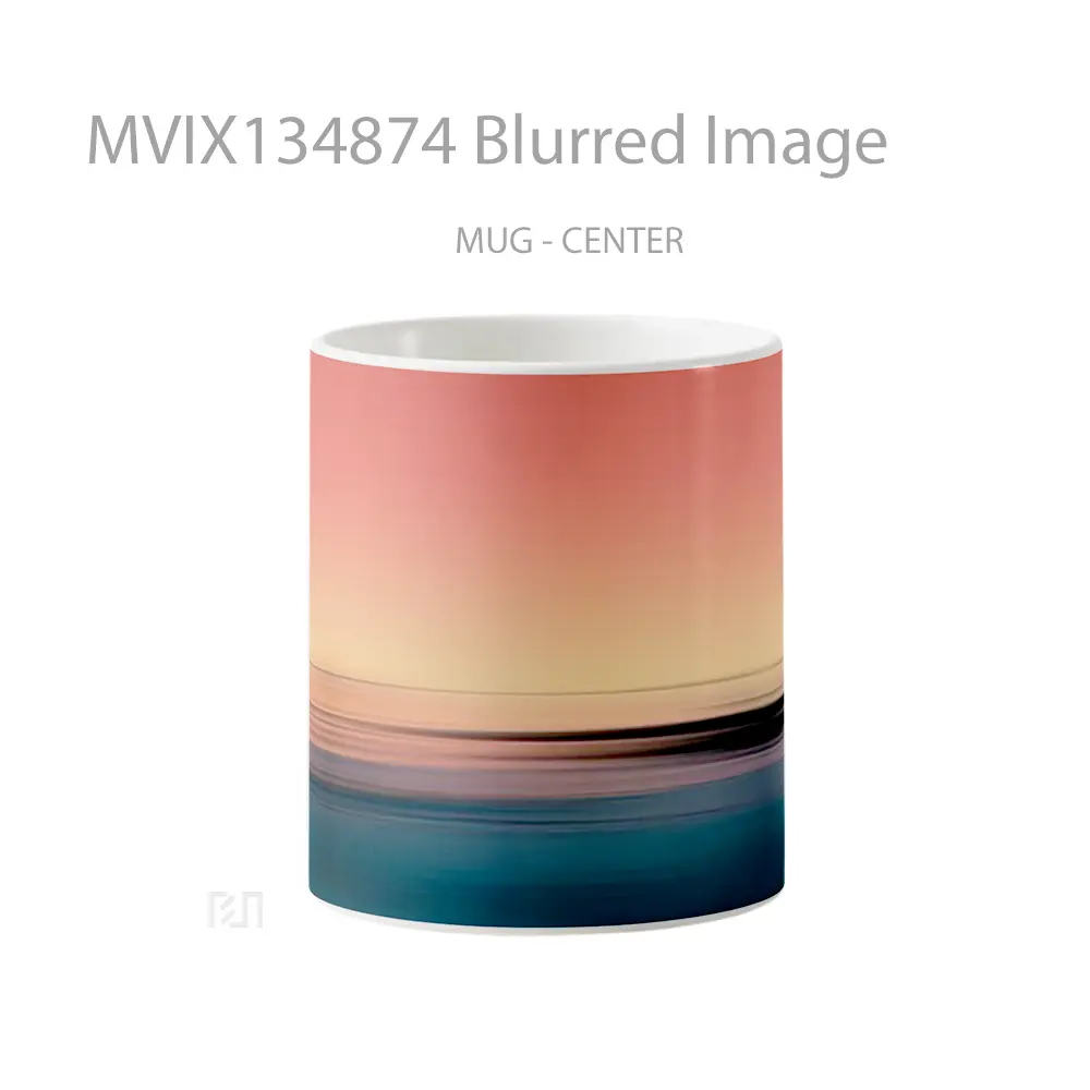 Mug Blurred Image Gelas Keramik Unik