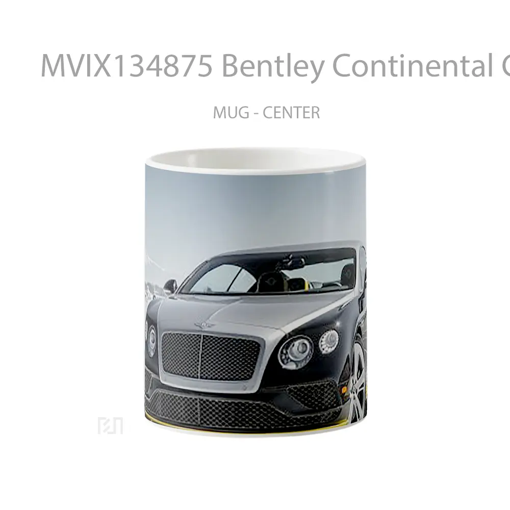 Mug Bentley Continental Gt Black Cangkir Mobil