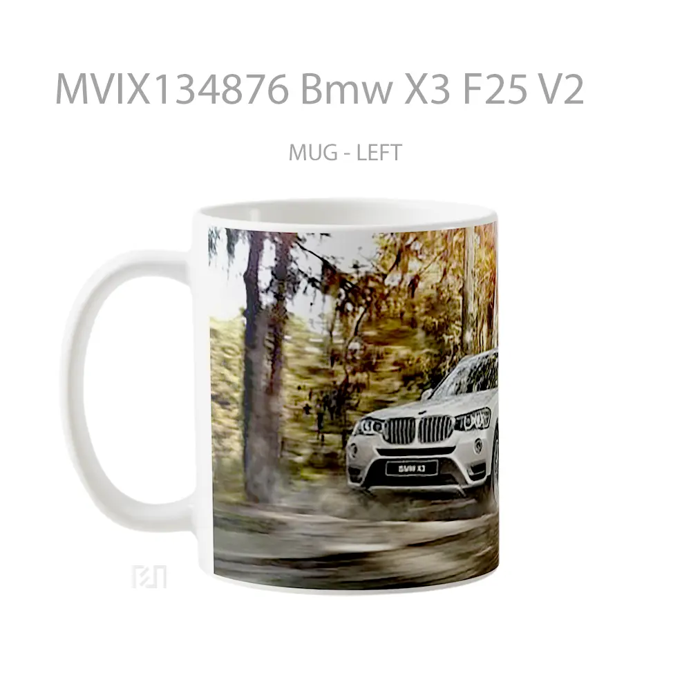Mug Bmw X3 F25 V2 Cangkir Mobil - All-side / Desain
