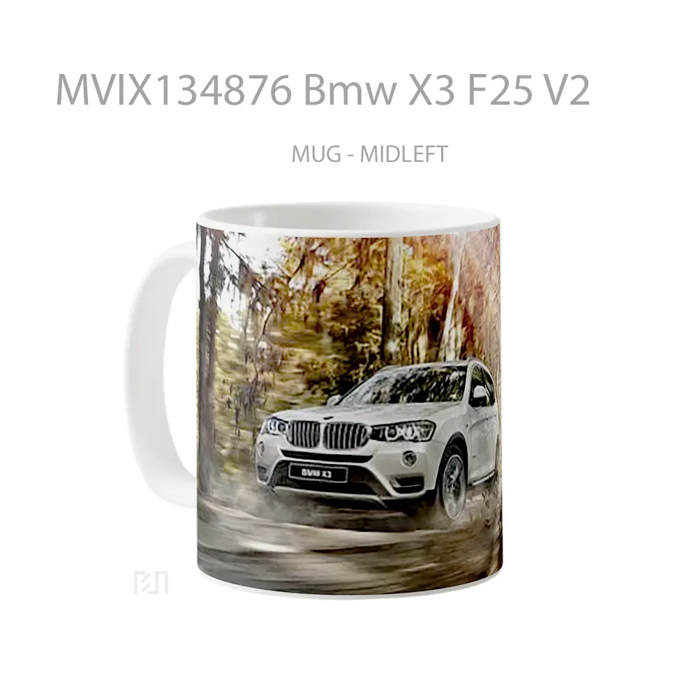 Mug Bmw X3 F25 V2 Cangkir Mobil - All-side / Desain