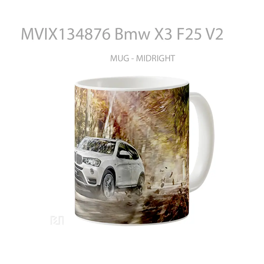 Mug Bmw X3 F25 V2 Cangkir Mobil - All-side / Desain