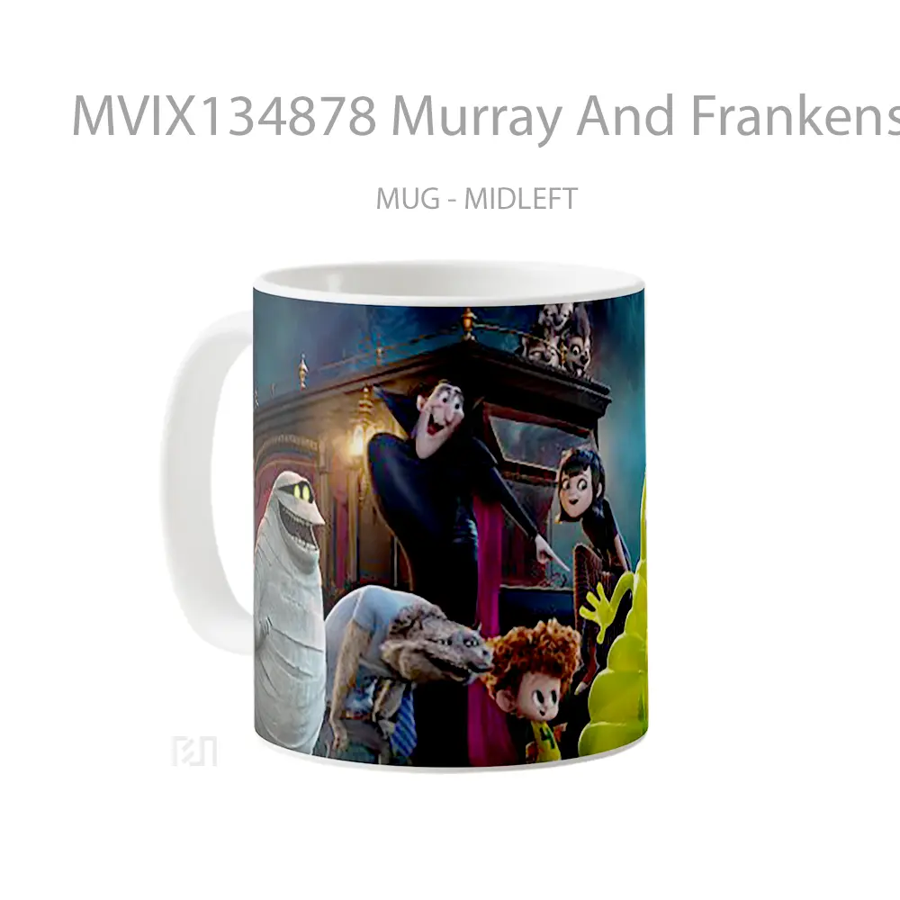 Mug Murray And Frankenstein Hotel Transylvania Gelas Keramik Unik - All-side / Desain