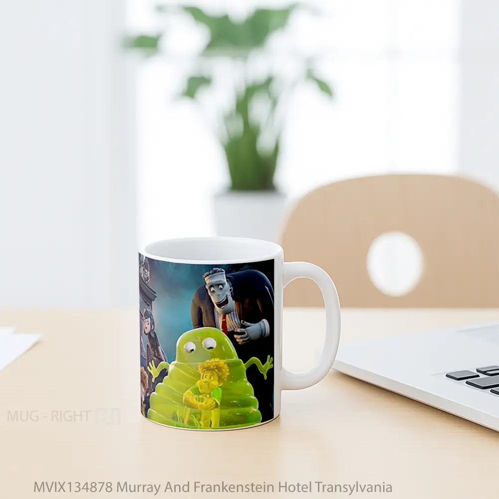 Mug Murray And Frankenstein Hotel Transylvania Gelas Keramik Unik - All-side / Desain