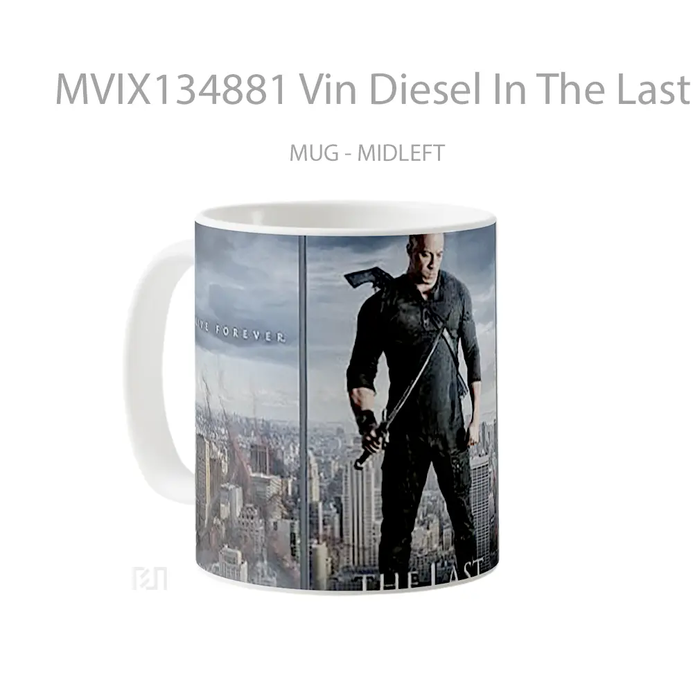 Mug Vin Diesel In The Last Witch Hunter Gelas Fantasi - All-side / Desain
