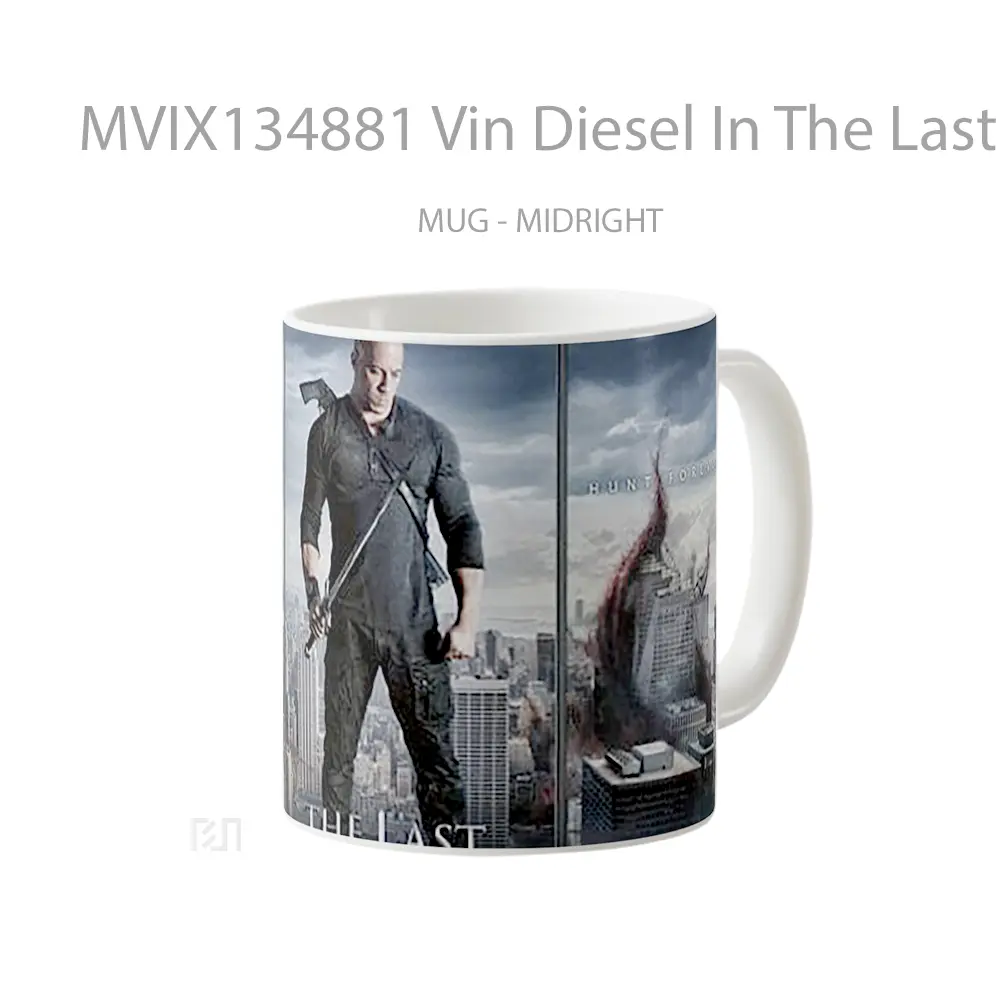 Mug Vin Diesel In The Last Witch Hunter Gelas Fantasi - All-side / Desain