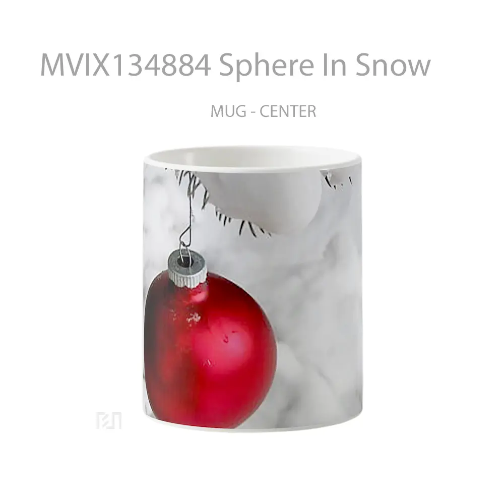 Mug Sphere In Snow Gelas Pemandangan Alam