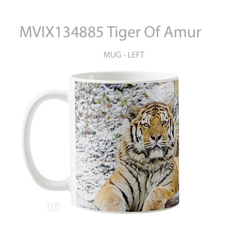 Mug Tiger Of Amur Gelas Hewan Lucu - All-side / Desain