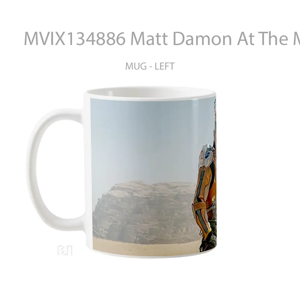 Mug Matt Damon At The Martian Gelas Keramik Unik - All-side / Desain