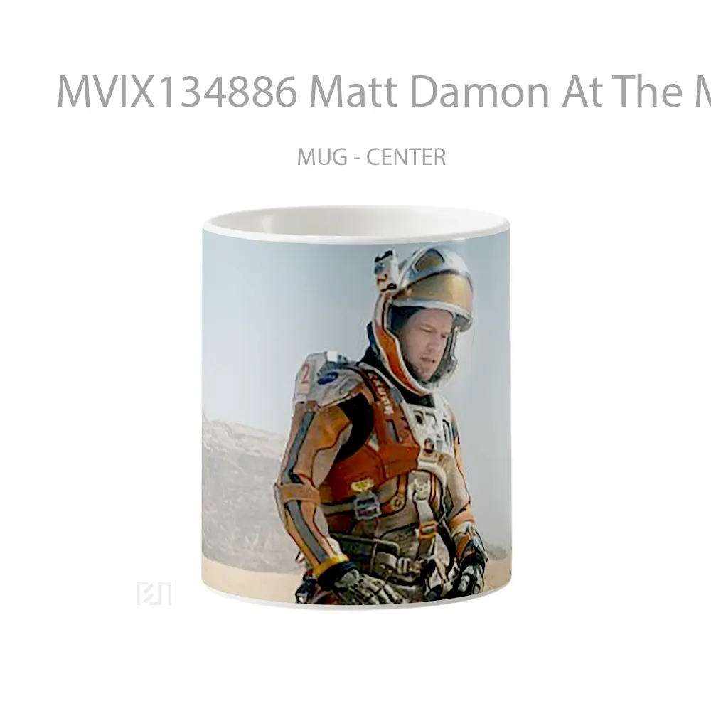 Mug Matt Damon At The Martian Gelas Keramik Unik